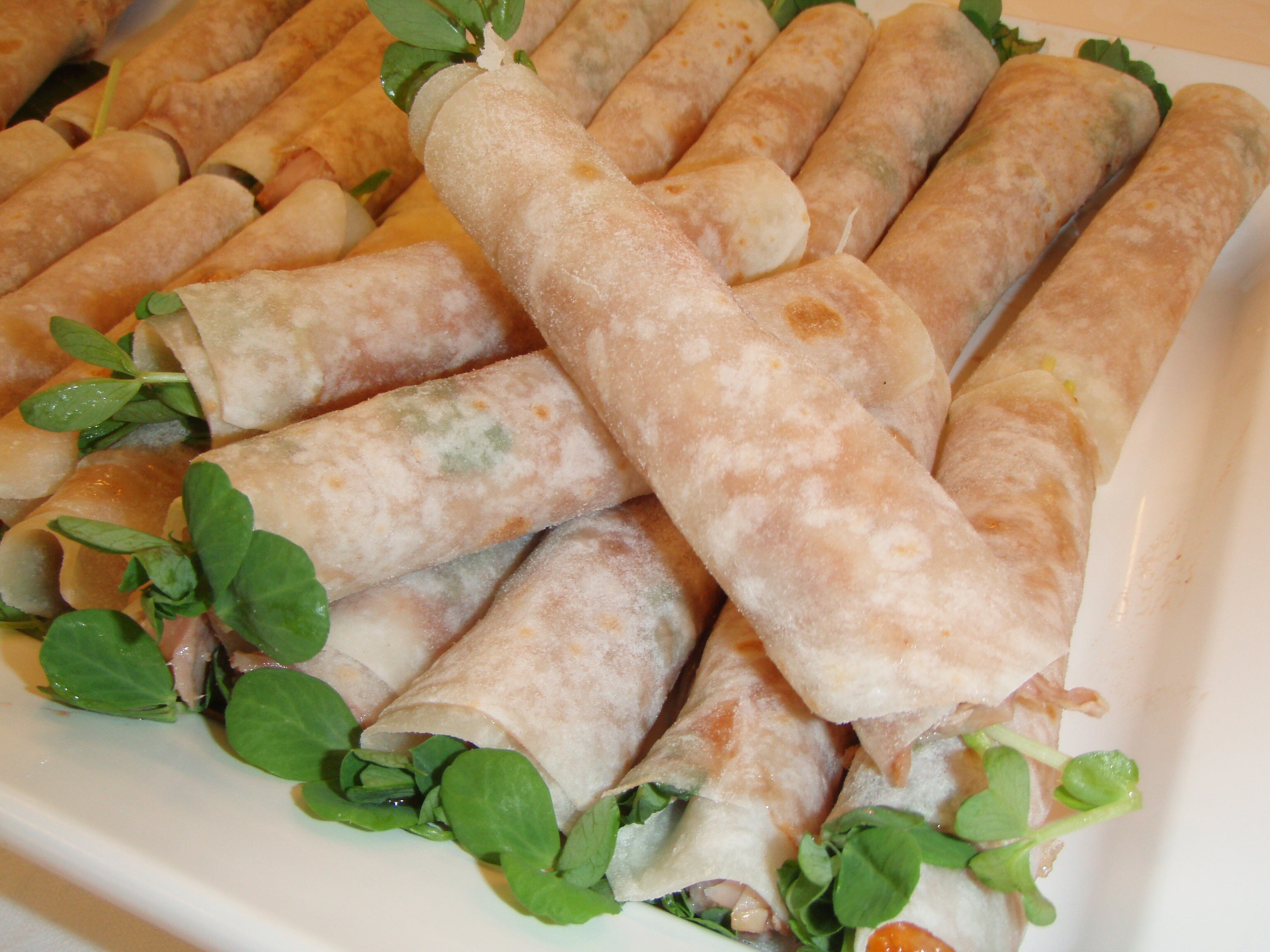 catering sydney canapes duck roll
