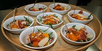 sydney corporate catering standing fork food