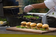 burger bar catering food stations